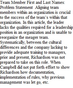 Leadership Development Dinner Reflection Paper